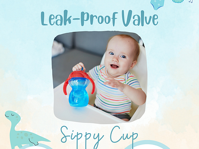 Baby Sippy Cup Instagram Posts Template social media templates