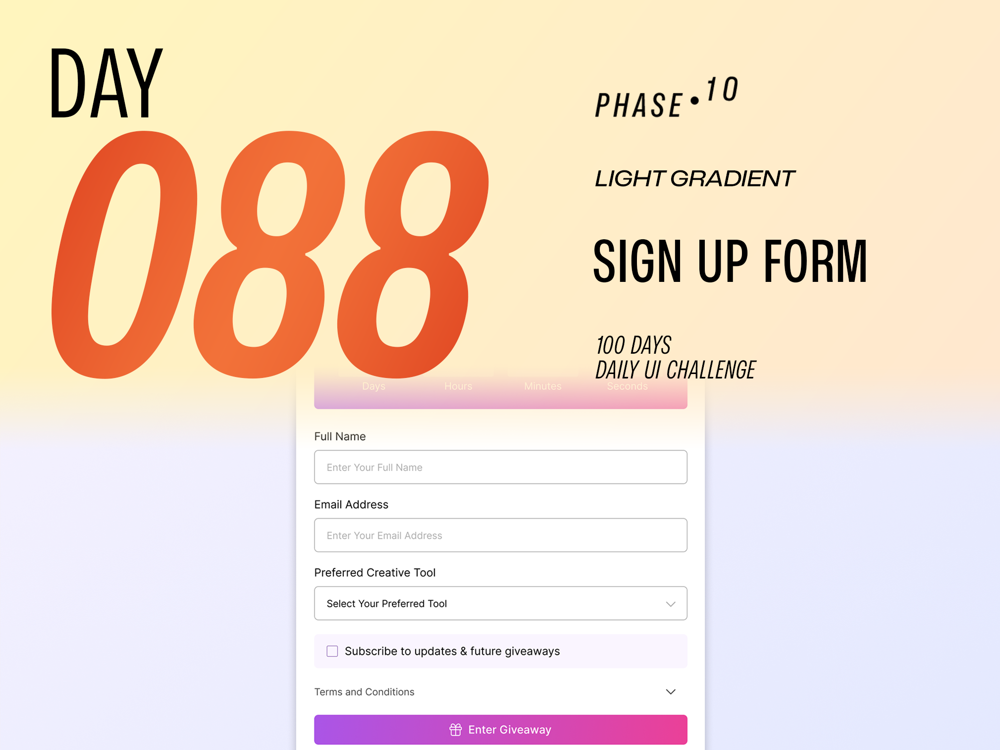 Sign Up Form - DailyUIChallenge 100daysui branding dailyui dailyuichallenge design illustration logo ui uiux website