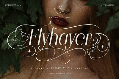 Flyhayer Typeface design font fonts letteing typeface