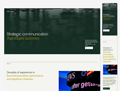 Penaga Research | Web Design & Dev landing page professional services web design