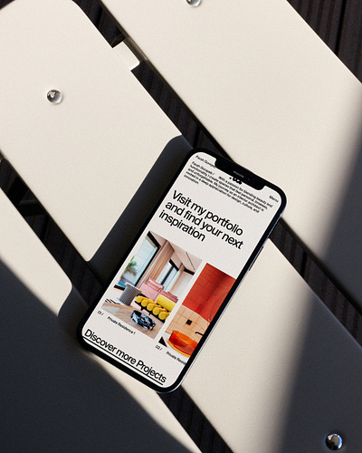 Farah Gorayeb - Interior Design Studio clean creative design minimal portfolio simple typography web