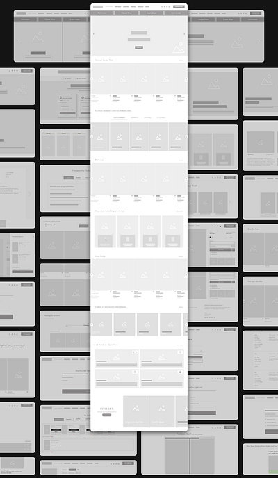 UX Wireframe branding design ecommercedesign graphic design illustration logo ui ux uxdesign vector visual wireframe