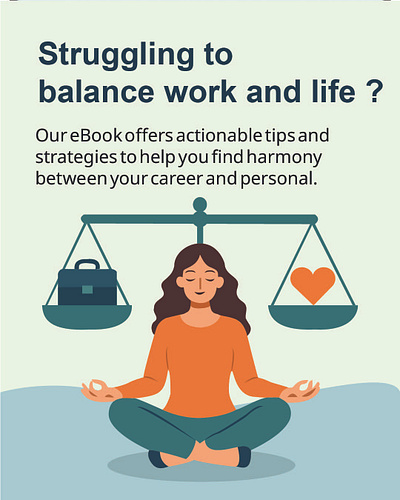 Balance in Every Swipe – Instagram Carousel for eBook Launch