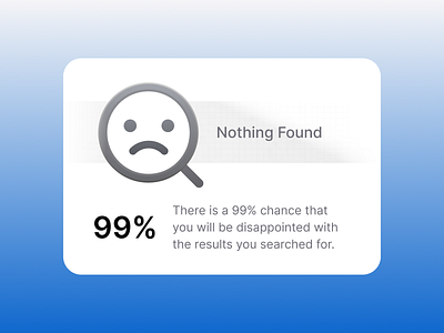 Nothing found