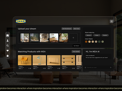 IKEA VR - AI ai case experience graphic design ikea ikea service product product design service design ui user interfac ux