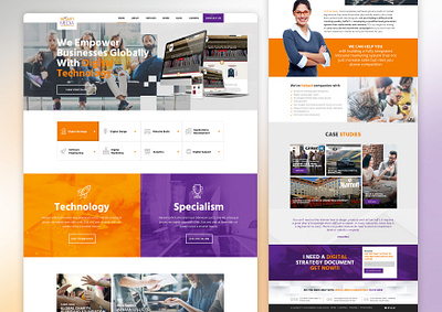 1Smart Media - Website branding design elegant graphic design ui website
