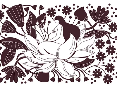 Patiently waiting 🌷 2d character concept design illustration vector visual