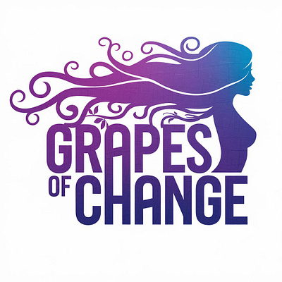 "Grapes of Change" Logo Design grapes of change logo design illustration logo vector