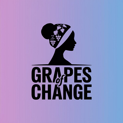 "Grapes of Change" Logo Design branding grapes of change logo design graphic design logo
