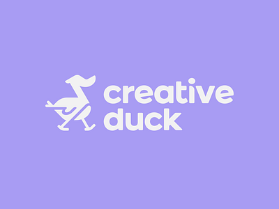Creative Duck agency behance bird branding creative duck logo