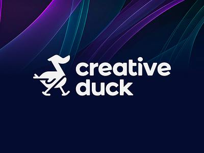 Creative Duck agency behance bird branding creative duck logo