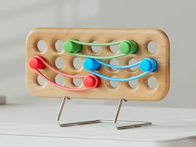 Rearrange Your Desk 3d abstract abstraction art c4d clean colorful gsg illustration object physical redshift ropes