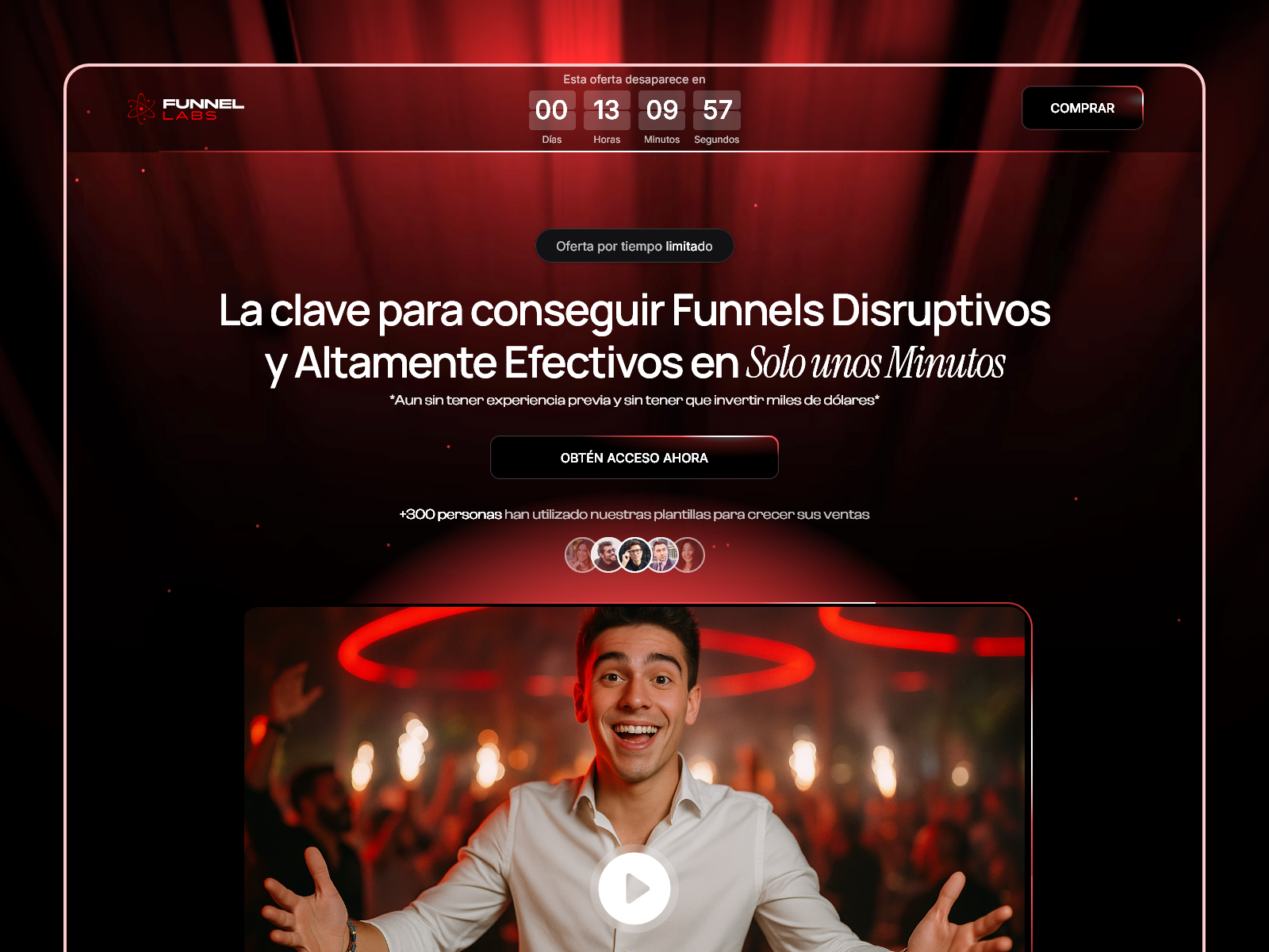 Example of Landing Page Design + Development