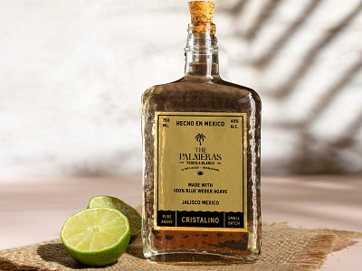 The Palmers Tequila bottle brand designer brand idea brand identity branding graphic designer logo logo designer logo ideas logo maker logo vintage logos package tequila tequila branding tequila logo