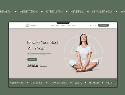 Yoga Studio Website in 7 Days – Custom Branded Soulnest Template aesthetic website clean web design clean website coaching website divi template divi website fitness website graphic design layout mindful branding mockup template ui ux website website for yoga instructor website for yoga studio wellness website wordpress development yoga website