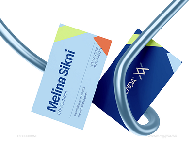 Business Card Exploration - Email Coaching App ai saas visual identity design brand identity brand identity design branding graphic design logo meta ad design saas saas ad design saas visual identity static ad design