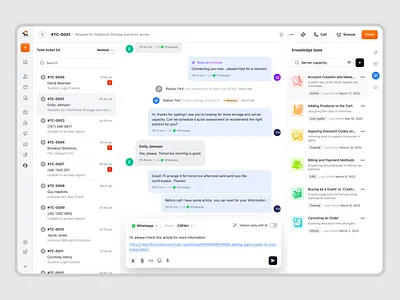 Ecomiq - SaaS E-commerce Customer Support & Ticketing chatting crm customer service customer support e commerce marketplace messaging online shop online store order management product design saas saas design ticket management ui ux web builder web design