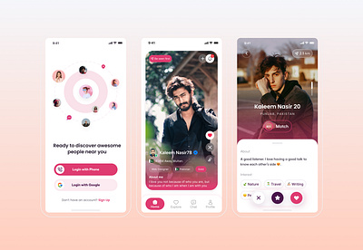 Dating App UI Design nextdoorlove