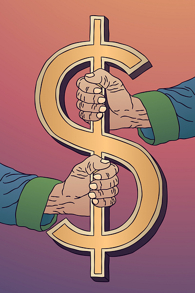 Currency: Dollar Currency Illustration colorful illustration currency currency illustration dollar dollar currency dollar currency illustration dollar illustration dollar sign illustration flat illustration graphic design illustration modern illustration