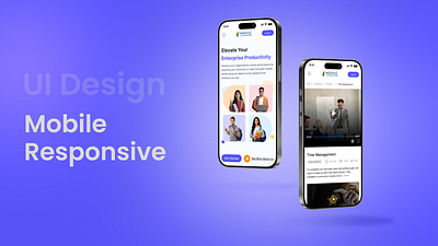 LMS- Mobile Responsive Design branding design illustration landing page learning lms mobile application responsive design typography ui ux vector visual design