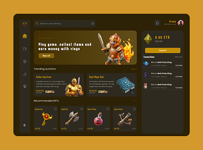 Viego - Game NFT Dashboard viego game nft dashboard