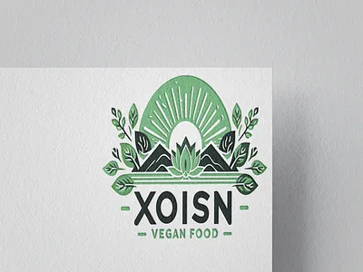 ogo Design – Xoisn Vegan Food branding graphic design logo logodesign