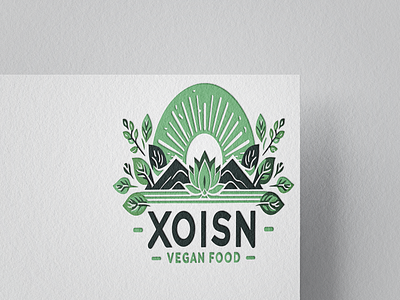 ogo Design – Xoisn Vegan Food branding graphic design logo logodesign
