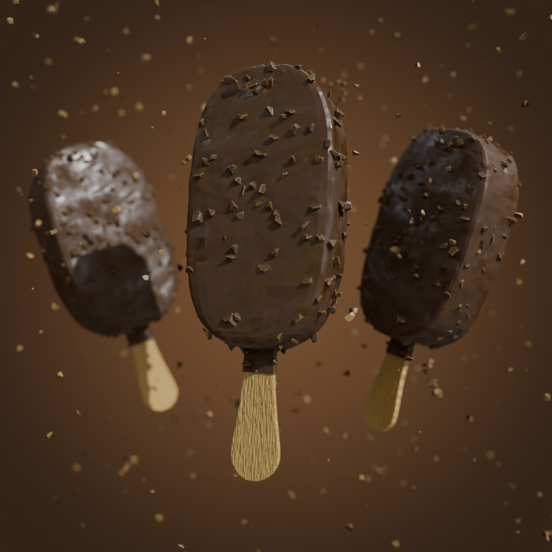 Ice Cream Bar (Blender 3D) 3d blender ice cream