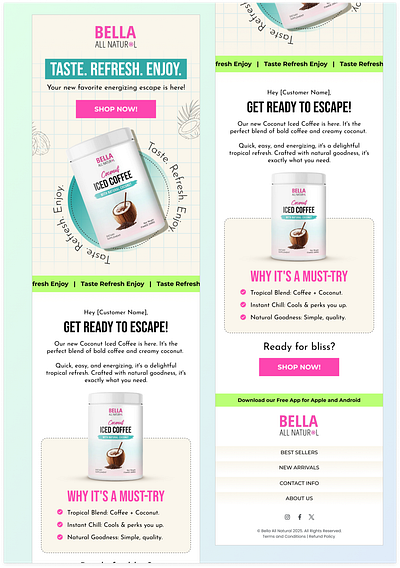 Klaviyo Email Design | Figma | Ecommerce Brand ecommerce email design email template figma figma email design figma email template klaviyo klaviyo email design klaviyo email template photoshop