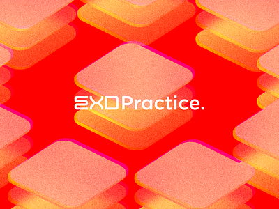 EXD 3d branding geometric layers logo mexico
