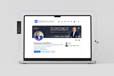 LinkedIn Profile Optimization / Redesign graphic design linkedin linkedin profile linkedin profile optimization linkedin redesign social media
