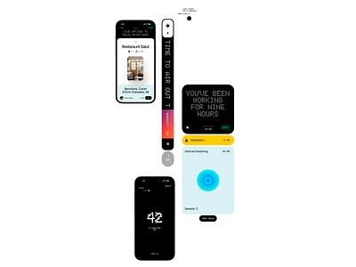 Wellness App UI Design app design clean creative creative design design mobile mobile screen mobile ui typography ui ui design ux visual identity well being wellness wellness app widgets