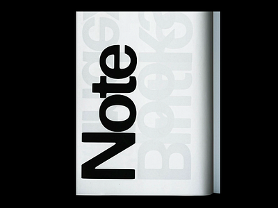 Minimalist Typographic Book Cover clean layout creative design graphic design minimalist design minimalist poster modern note poster poster design typface typo typographic design typographic poster typography