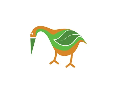 Eco Duck Logo Design branding illustration logo