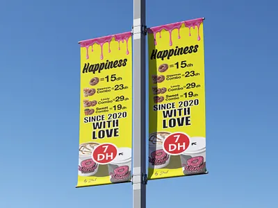 Wanni Donuts – Outdoor Banner Design