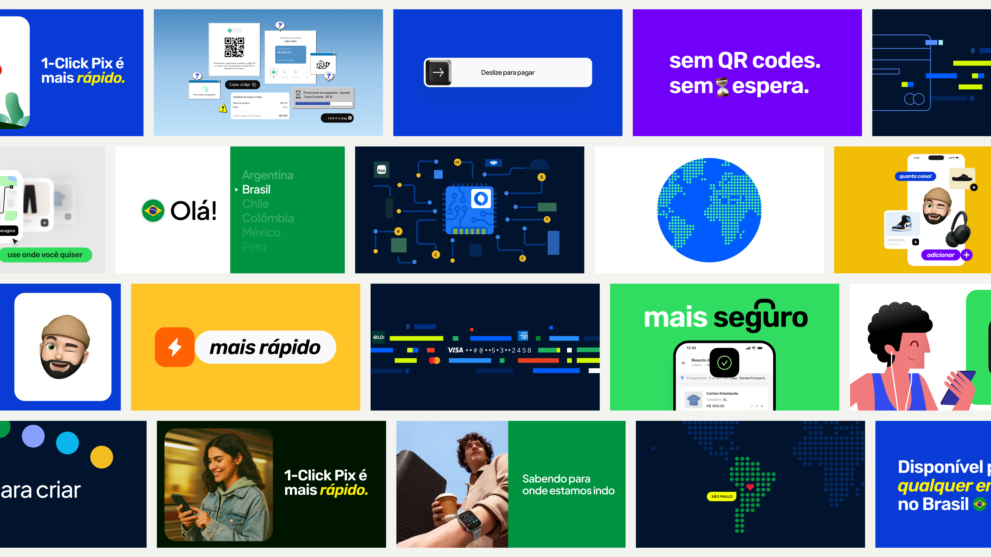 Brand Campaign for Pix Biometrico 🇧🇷 animation art direction b2b branding brazil campaign colors design graphic design illustration marketing minimal motion graphics pop design product video visual identity