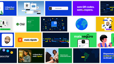 Brand Campaign for Pix Biometrico 🇧🇷 animation art direction b2b branding brazil campaign colors design graphic design illustration marketing minimal motion graphics pop design product video visual identity