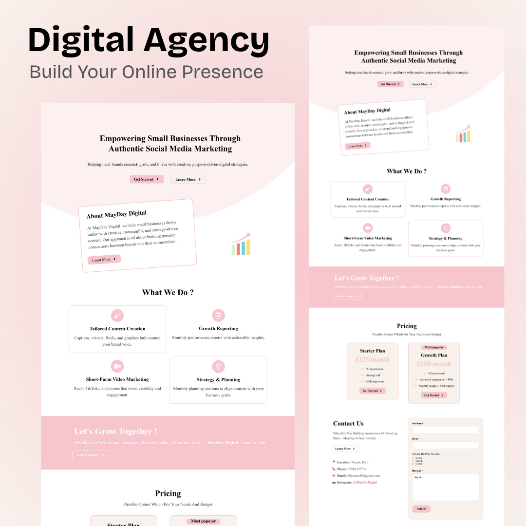 Responsive WordPress Website Design – Digital Agency agencywebsite animation branding creativewebdesign design designinspiration digitalagency elementor figma frontenddesign graphic design illustration landingpagedesign modernui template ui ux web webdesign wordpress
