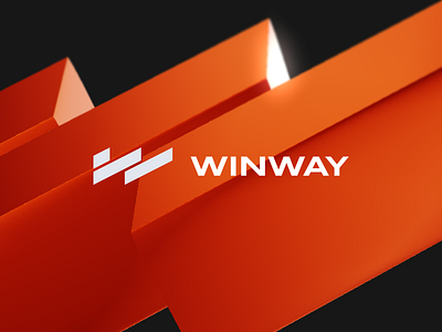 WinWay - Logo Design branding design dinamic gambling gaming graphic design identity letter w lines logo logotype monogram orange paument splash w w logo way win winner