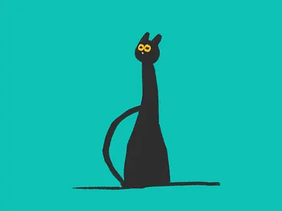 Those neighbors animated gif animation cat cel animation character framebyframe gastaloop kitty neko procreate