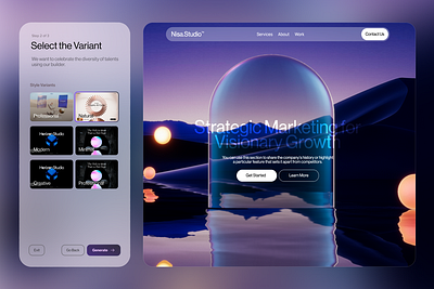 Introducing Websites 3.0 with PeachMagic AI 3d 3d website 3d websites animation branding design illustration ui webgl websites