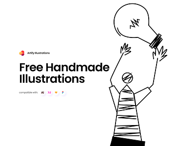 Free Handmade Illustrations black characters download free freebie handmade illustration outline scenes svg vector