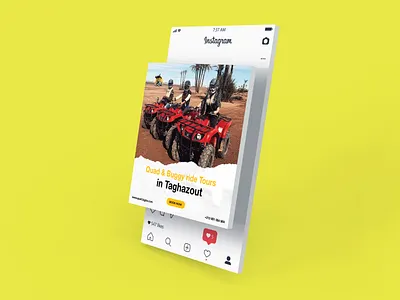 Quad & Buggy Ride Tours – Instagram Ad Design branding graphic design