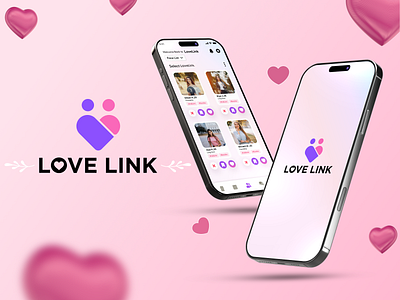 Love Link — The Smart Way to Find Your Perfect Match app case study app design case study clean ui connection app dating dating app figma design friends ios link lovelink mobile app modern app social media app trending ui ux ux process