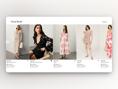 Fashion E-Commerce Website Design — Product Card Screen branding card design ecommercedesign graphic design illustration logo ui ux uxdesign vector