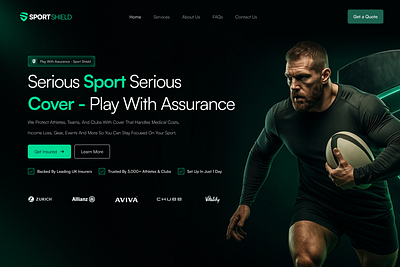 Hero - Sports Shield ai chatgpt crypto fintech hero insurance company porpfirm
