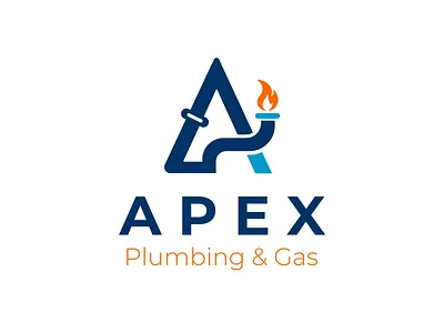 PLUMBING & GAS LOGO brand identity design brand logo branding design gas company logo gas service logo graphic design letter a gas logo letter a logo letter a plumbing logo logo logos plumber logo plumbing gas logo plumbing logo