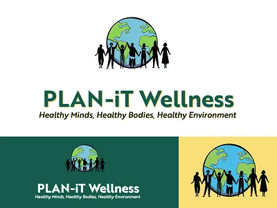 PLAN-iT Wellness Logo branding graphic design logo