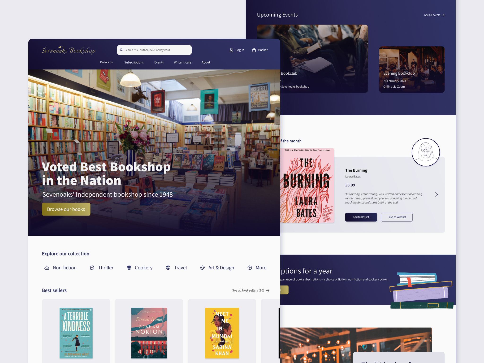 Local Bookshop's Website Redesign books bookshop business case study clean dribbble course e commerce local bookshop minimal product design shop ui ux web design website design