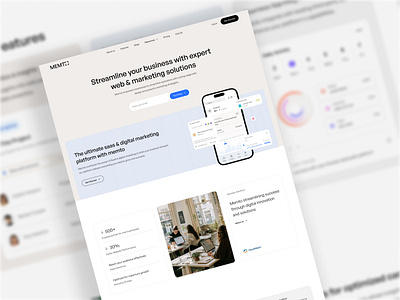 Memto - Technology Website Template ai android app app development branding builtwithtemplate business idea ios madeinwebflow madewithwebflow marketing software software development startup technology technology hero technology landing technology website technology landing page webflow